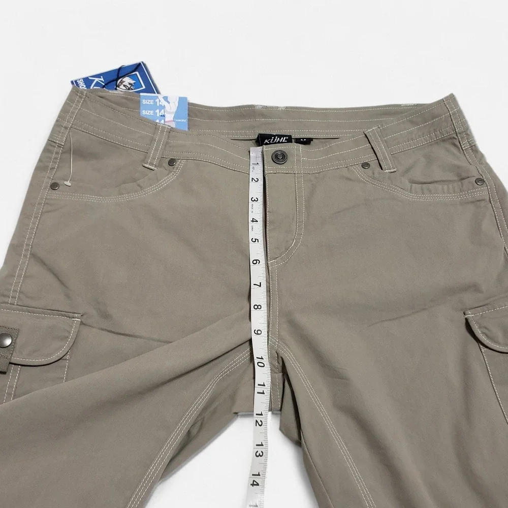 NWT Kuhl Anika Short 11" Tufflex Kuhlcurve Cargo Hiking Shorts Brown Womens 14 - Picture 10 of 12